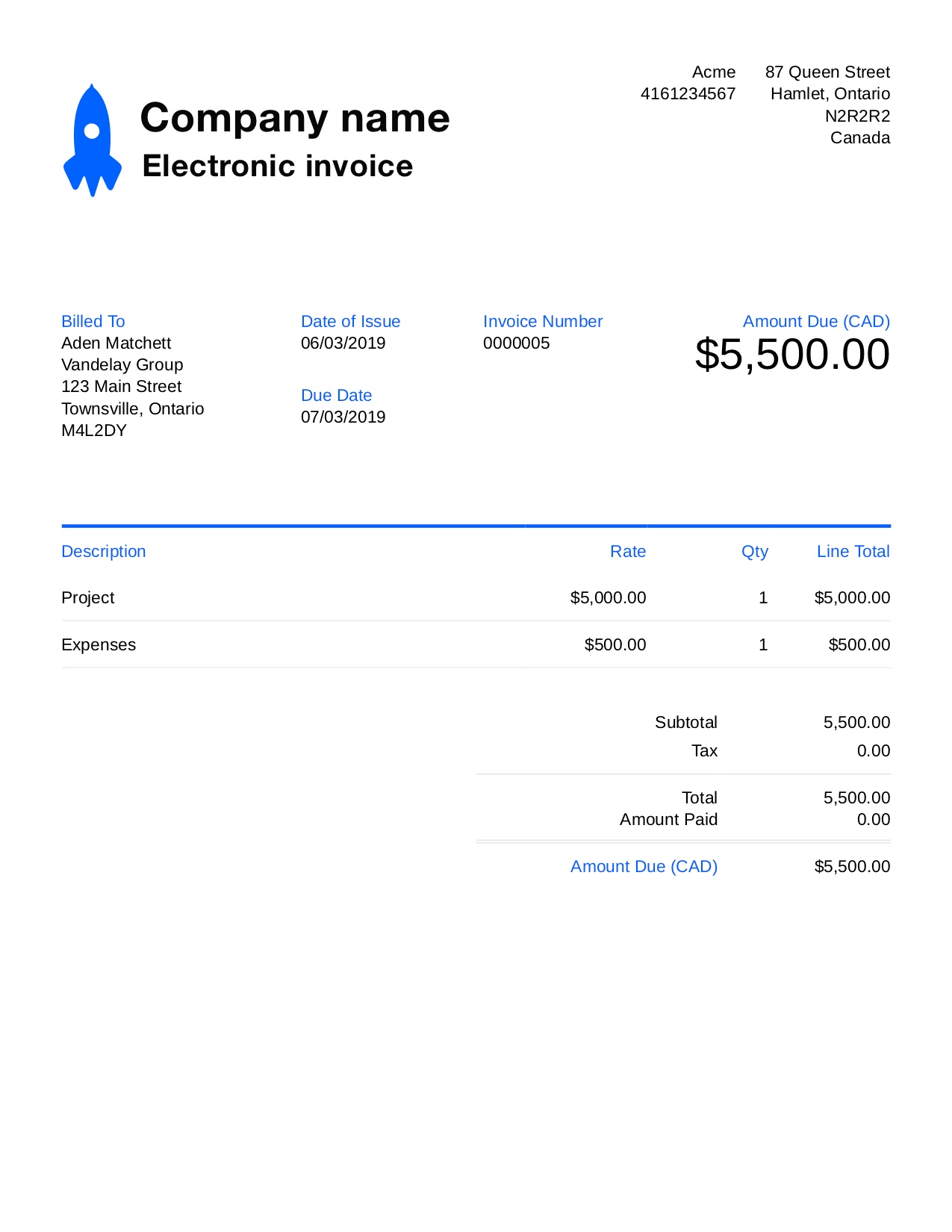 e invoice meaning